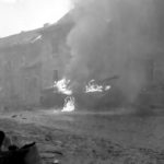 German Burning Tank