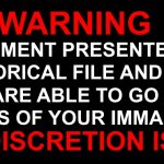Warning
