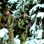 American troops at the Battle of the Bulge. December 1944