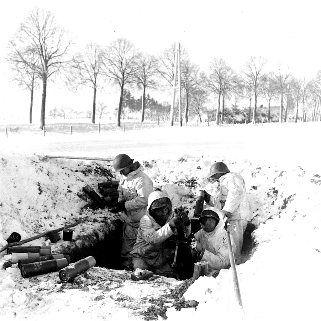 St Vith US 81-MM Mortar position