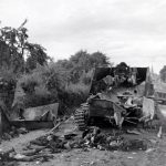 destroyed german convoy