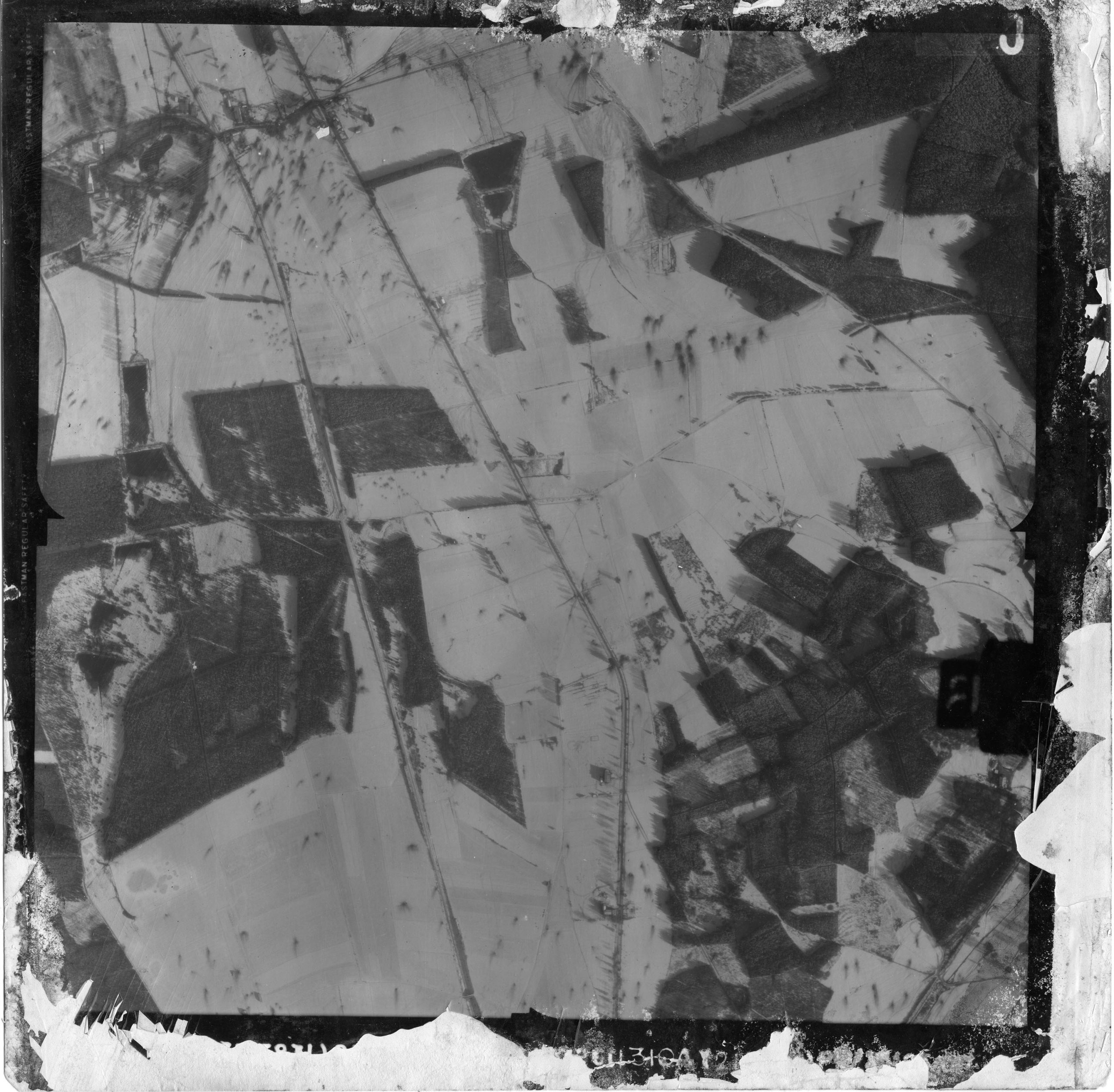 Battle of the Bulge Aerial Map 1944