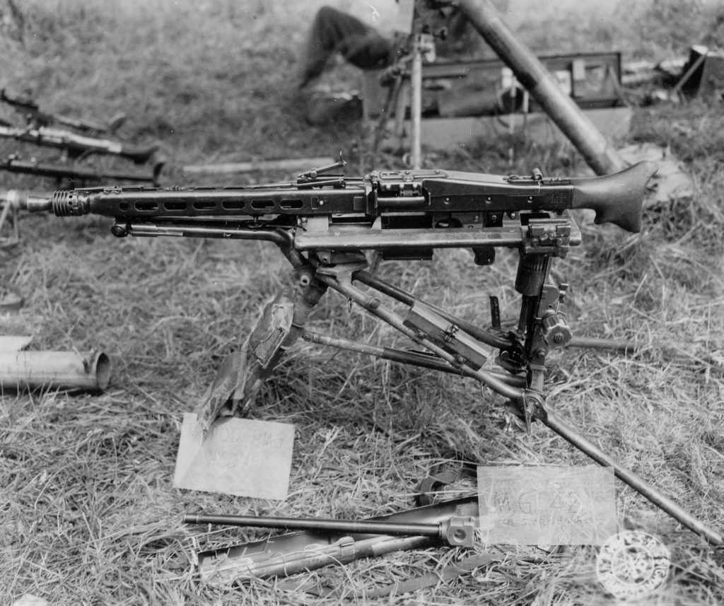 MG-42 monted on its tripod