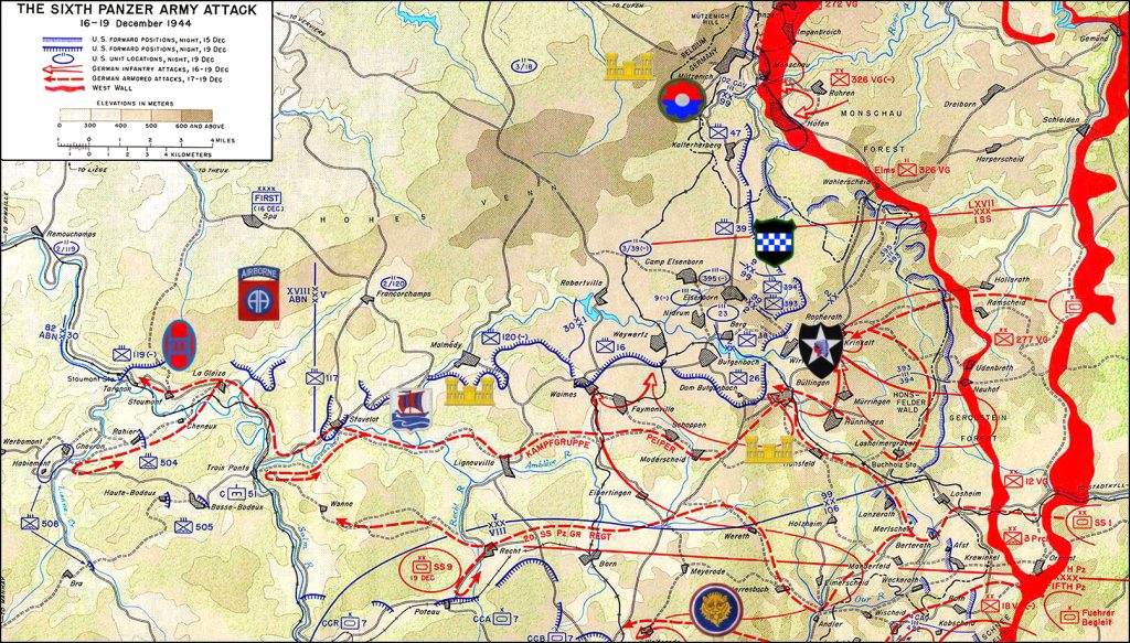 Overall German Attack Plan and US Divisions at Hands in the Norther Shoulder