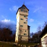 The famous Water Tower on the Grafenwoehr Truppenubungsplatz.