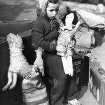 Betti Malek—pictured on May 17, 1945—was one of numerous child refugees brought from Belgium to England after the Germans seized Antwerp in 1940