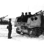 A Wespe Artillery Battery (normally six vehicles)