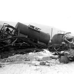 [ITALY] 5-A Lagaro Area. German war materials are scattered all over the railway station at Lagaro, Italy by the force of allied bombing-(scaled)