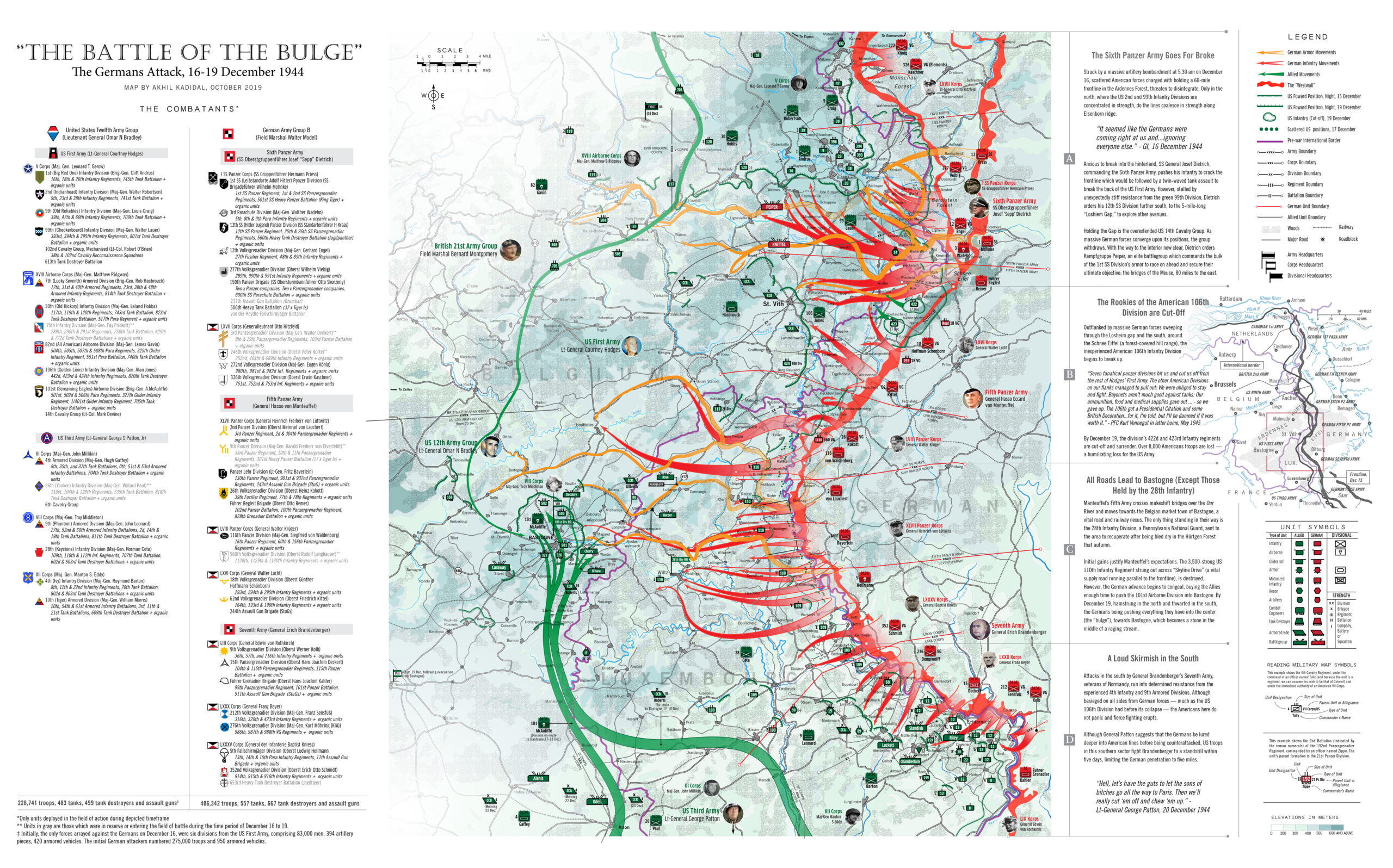 Map Battle Of The Bulge European Center Of Military History Eucmh