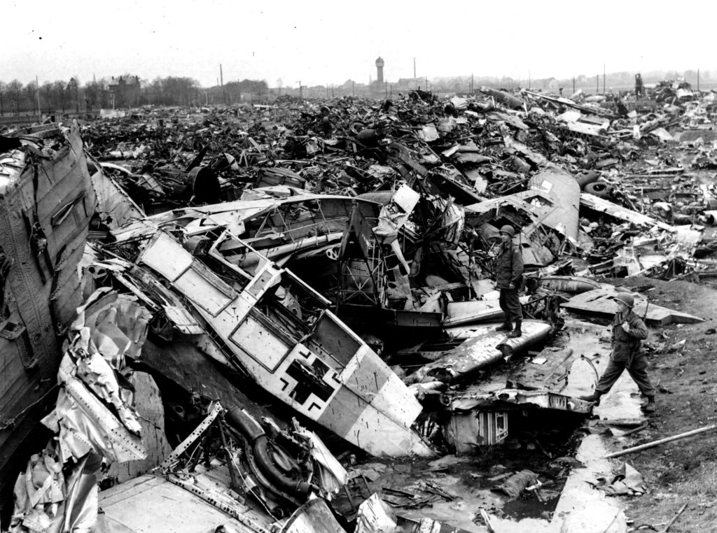 Remains of the Luftwaffe 1945
