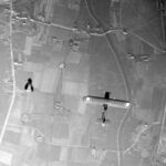 Bomb dropping over France, 24 March 1918