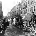 German Troops retreating trough Luxembourg back to the homeland 1918-(scalled)