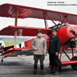 Manfred Richtofen Fokker DR I (reproduction with reenactors of the period)