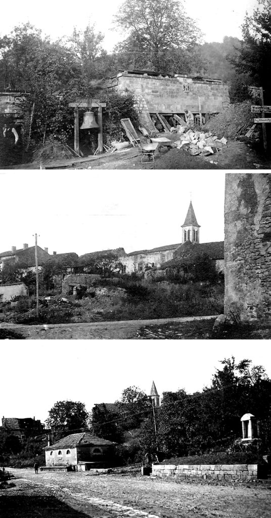 Montsec Observatory & Town 1916 - (Source (in French) https://www.morthomme.com/butte-de-montsec-fr.html)