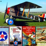 SPAD S XIII and Propagando Poster Aiur Service WW1