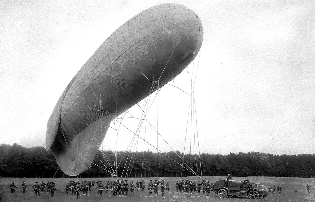 One of many! A dead French pilot in the cockpit of his downed Salmson 2A2 airplane 1917