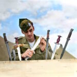Sgt Joe Lobit a 13th Airborne Paratrooper and veteran of the 517th Parachute Infantry Regiment