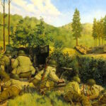 The 30th Infantry Division in the Heroic Stand at Mortain, France, August 1944, by Keith Rocco.