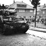 Sherman of the 743-TB in Heerlen (Holland)