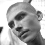 A portrait of a Hungarian prisoner at Dachau, shortly before it was liberated on 29 April 1945