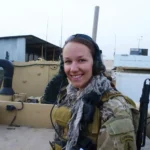 Former Army Capt. Jackie Munn at Forward Operating Base Salerno, in Khost province, Afghanistan, in 2012. Courtesy of Leigh Murchison