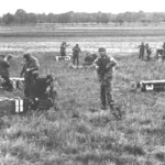 German Paratroopers Supply Containers as used during WW2 (Illustration)
