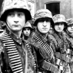 Waffen-SS soldiers from the 17th SS Panzergrenadier Division Götz von Berlichingen in Normandy, 1944