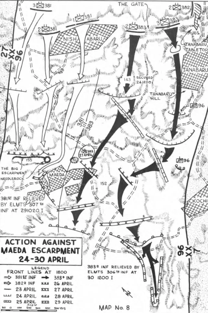 Map Maeda Escarpment