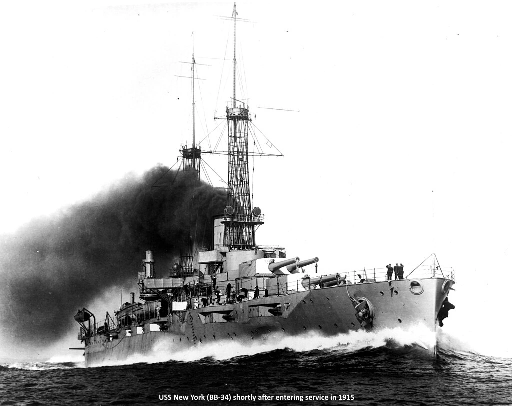 New York shortly after entering service in 1915