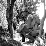 US Soldier in action – France, summer 1944