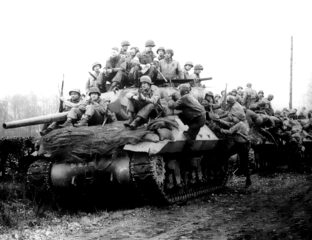 The 823-TDB and 30-ID held off the 1.PD and the 2-PD ensuring the success of the Normandy Breakout and victories at St Lo