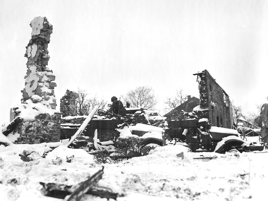 Battle of the Bulge - January 1945 - Hard for the men but hard for the vehicles too