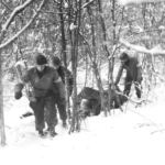 Getting aid for the wounded and getting them to the aid station was the problem during the Bulge