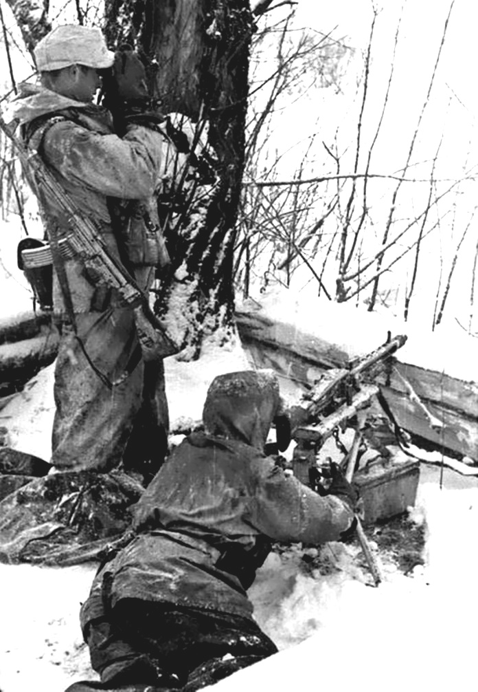 Illustration-German-soldiers-in-position-with-a-MP-44-assault-rifle (Stg44-and-a-MG-42-machine-gun