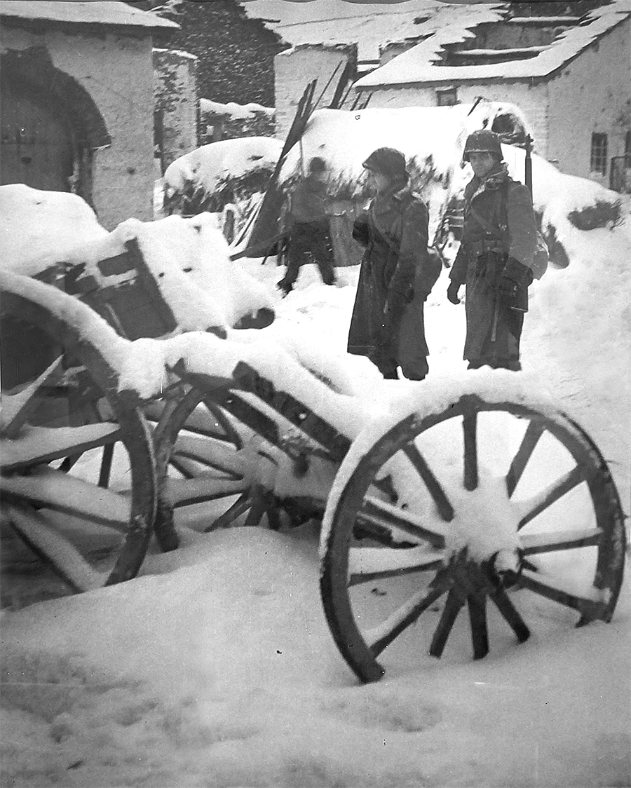 Somewhere in Belgium during the month of January 1945
