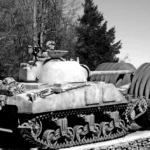 US T-1E3 mine roller Ardennes-1945