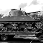 24-Wheeled Rogers M9 Trailer and Sherman M4 Tank