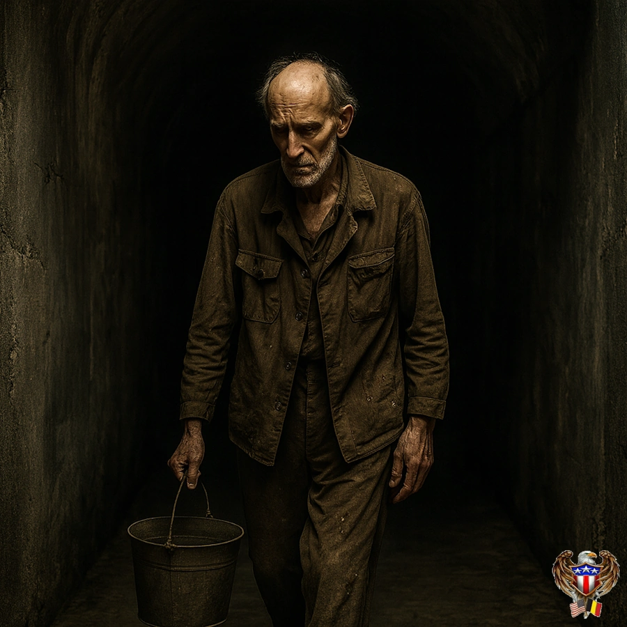 Latrine duty for Prisoners in Breendonk