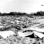 Second temporary cemetery made in Colleville-sur-mer in the summer of 1944