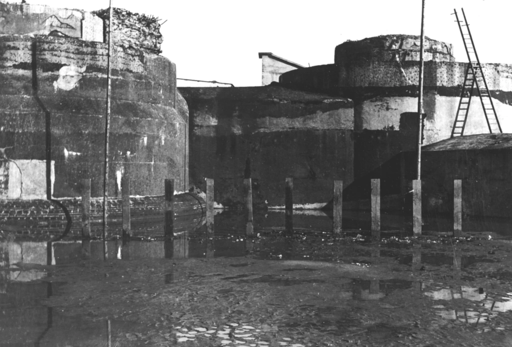 View of the execution site in the Breendonk concentration camp