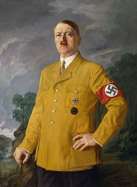 Der Führer Gemälde Portrait painting of Adolf Hitler by Heinrich Knirr 1937