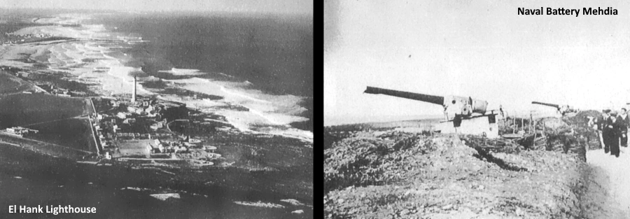 Double Image El Hank Lighthouse & Navan Battery Mehdia