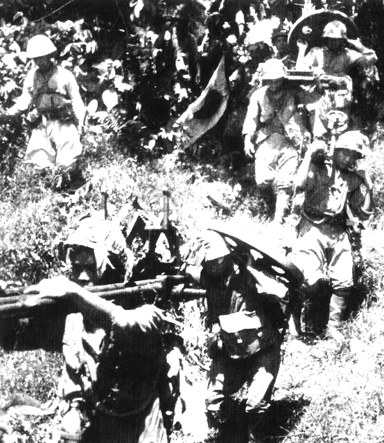 Japs (15th Army) moving to the front line