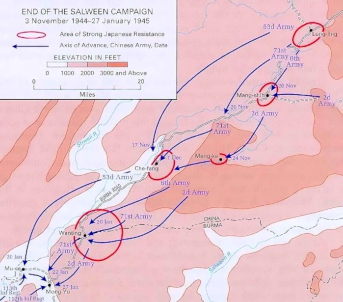 Salween River Operations Map