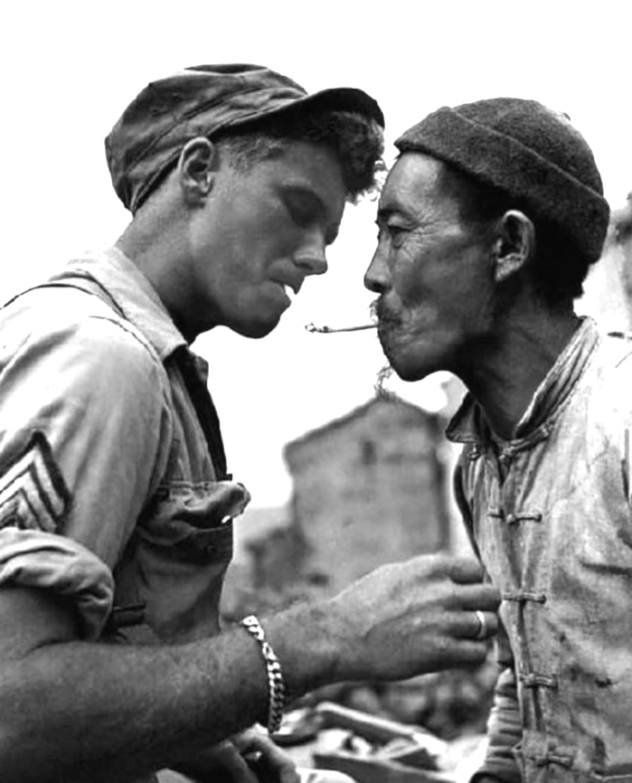 On October 14, 1944, in the war-torn city of Tengchong, a powerful moment of humanity emerged amid the devastation of World War II On October 14, 1944, in the war-torn city of Tengchong, a powerful moment of humanity emerged amid the devastation of World War II