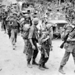 Operations in North Burma 1944 the Marauders departing on their long trek into Burma