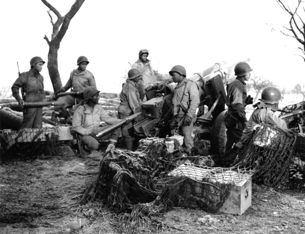 614th Tank Destroyer Battalion and their primary weapon: the 3-inch gun (1945) 614th Tank Destroyer Battalion and their primary weapon: the 3-inch gun (1945)