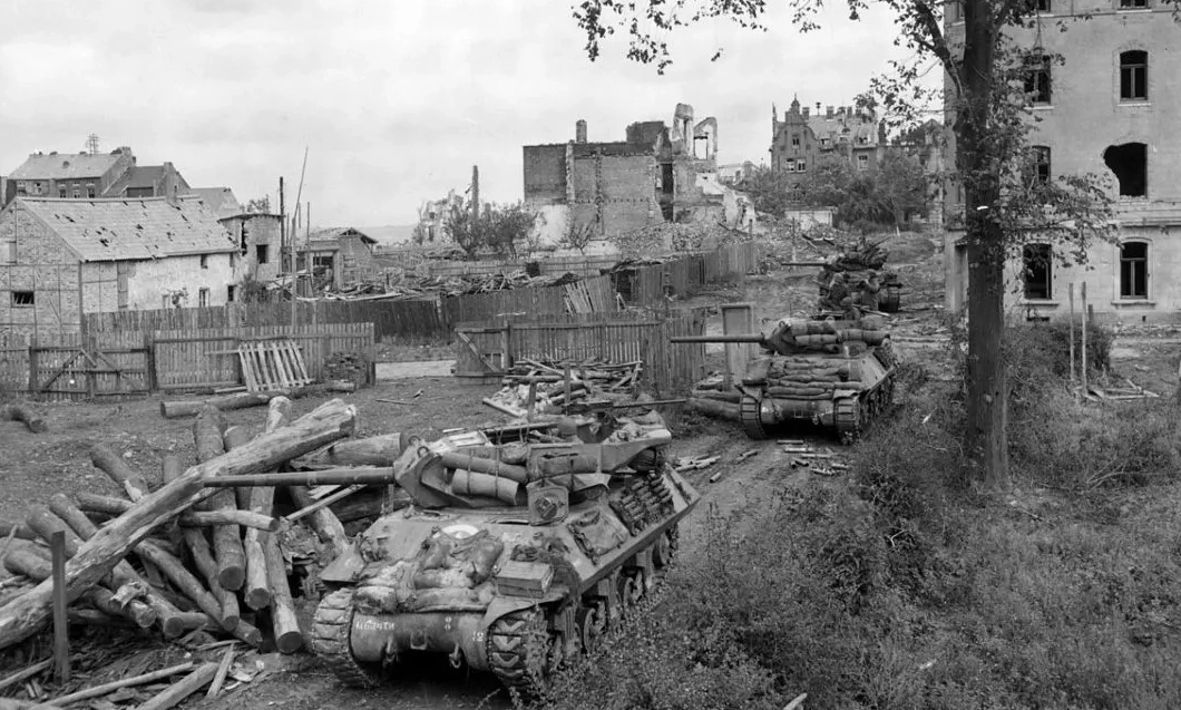 During mid-September, the U.S. First Army began launching attacks up the Aachen-Stolberg corridor in the hopes of capturing the heavily fortified border city of Aachen During mid-September, the U.S. First Army began launching attacks up the Aachen-Stolberg corridor in the hopes of capturing the heavily fortified border city of Aachen