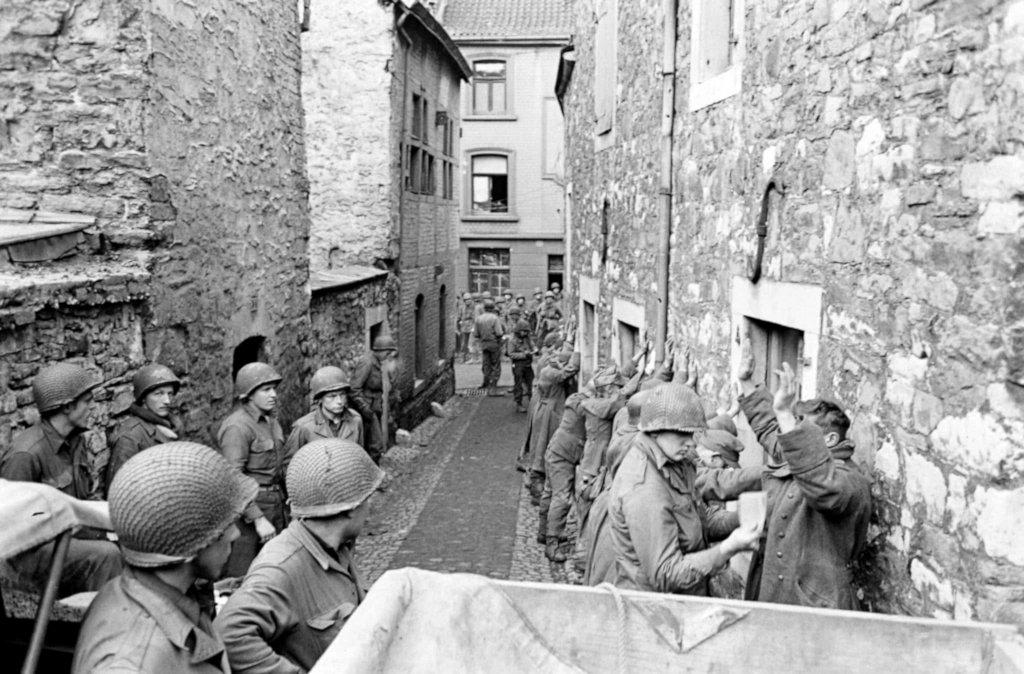 Captured German Forces in Stolberg (Aachen Capture) Captured German Forces in Stolberg (Aachen Capture)