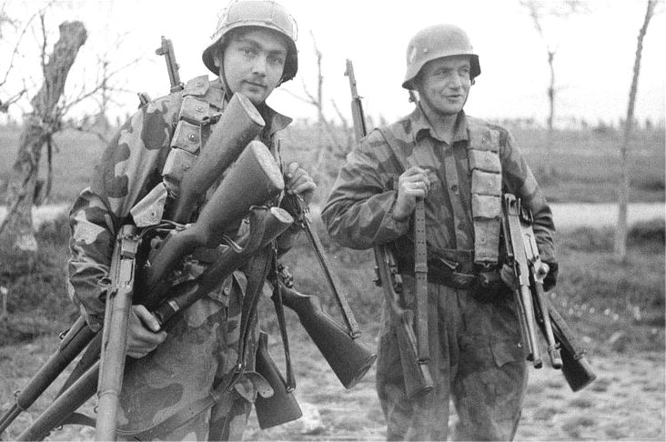 Illustration - German Troops 1944 Illustration - German Troops 1944